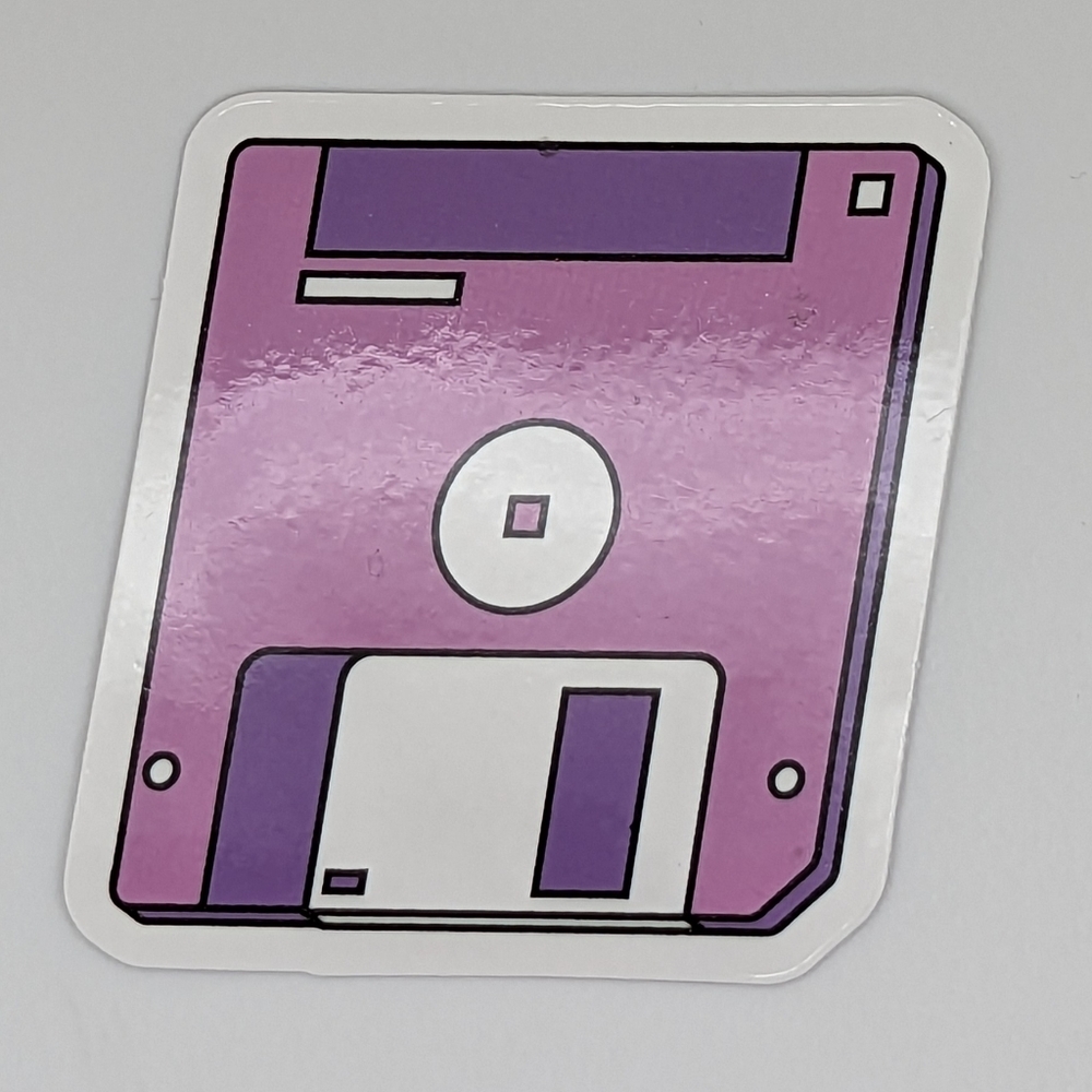 Computer Disk Sticker